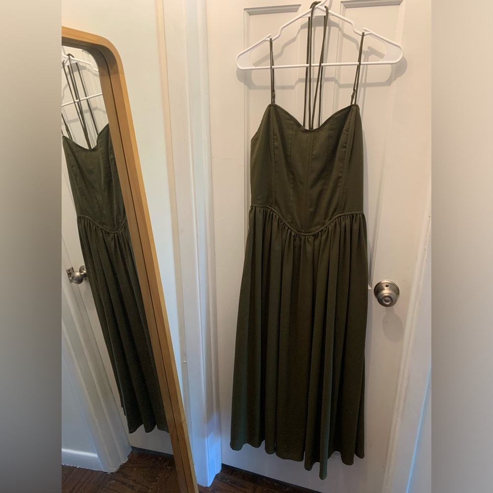Blair Ritchey Green summer dress